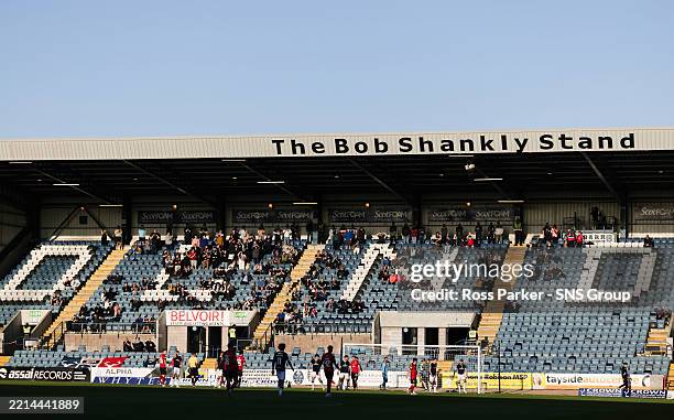 General view of fans in the stand during a William Hill Premiership match between Dundee and Ross County at the Scot Foam Stadium at Dens Park, on...