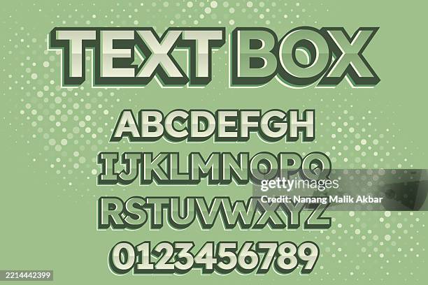 text box editable text effect. text can be changed in "graphic styles" panel. - package mockup stock illustrations