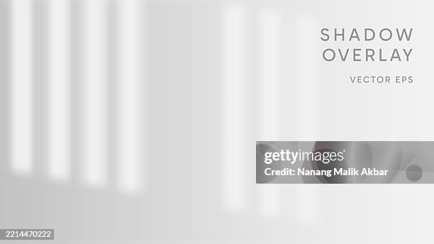 shadow window effect - blinds shadow stock illustrations