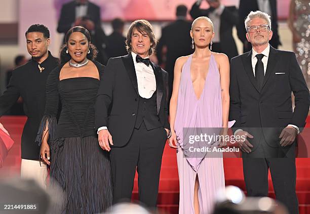 Actor Greg Tarzan Davis, US actress Angela Bassett, US actor and producer Tom Cruise, French actress Pom Klementieff, US film director, screenwriter...