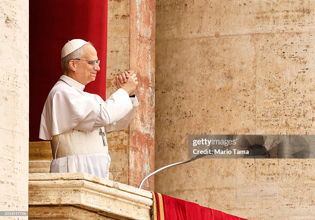 Pope Leo XIV Performs Regina Caeli Prayer In St. Peter's Square