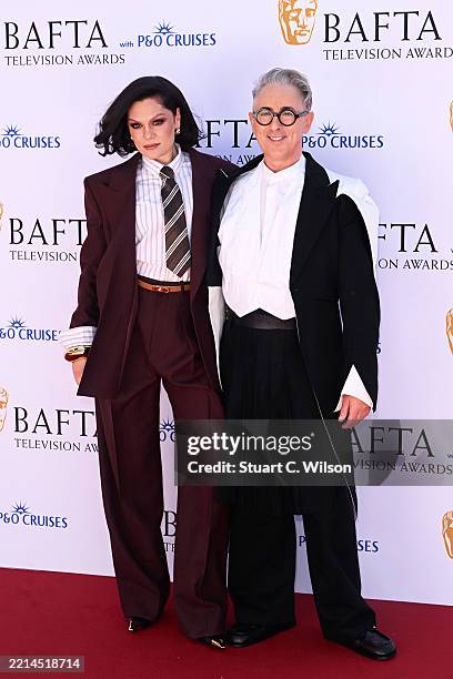 Jessie J and Alan Cumming attend the 2025 BAFTA Television Awards with P&O Cruises at The Royal Festival Hall on May 11, 2025 in London, England.