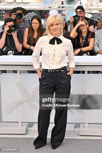Mélanie Laurent at the "Qui Brille Au Combat " Photocall during The 78th Cannes Film Festival held at Palais des Festivals on May 15, 2025 in Cannes,...