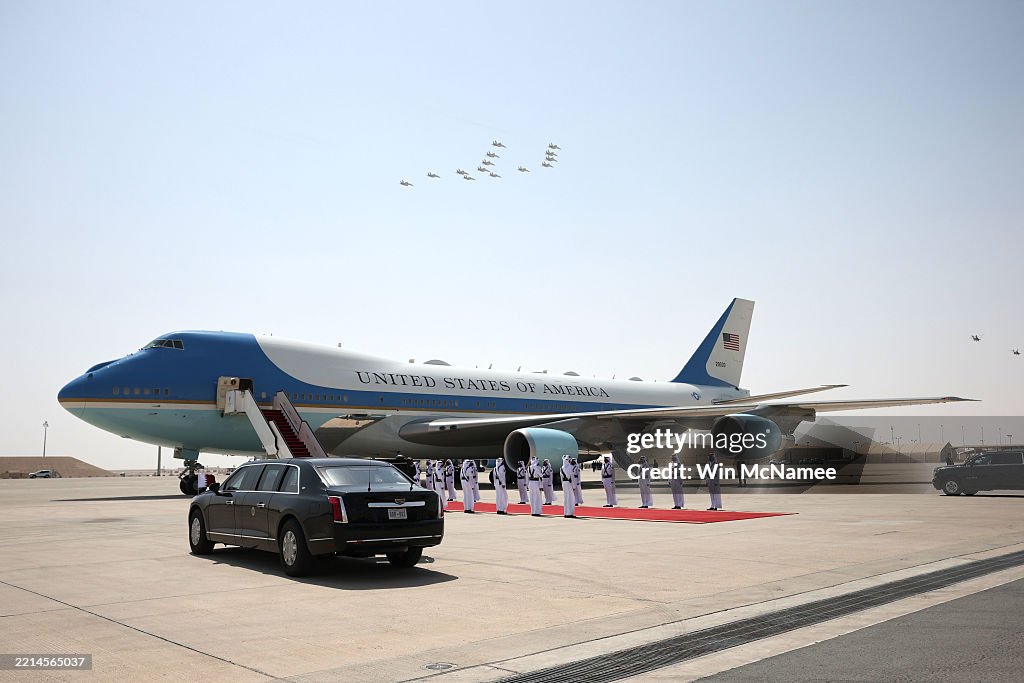 President Trump Makes First Middle East Trip Of His Second Term