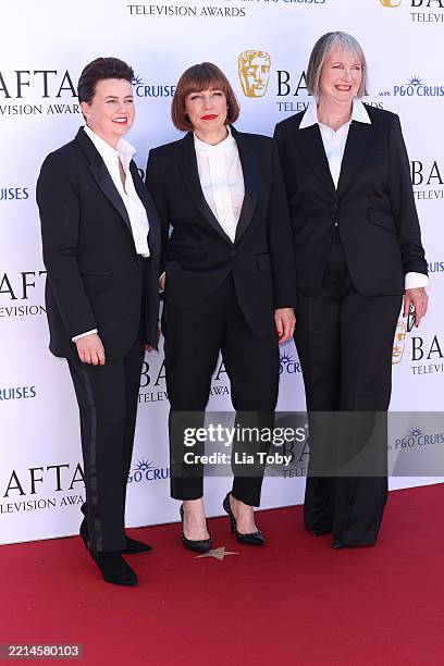 Ruth Davidson, Beth Rigby and Harriet Harman attend the 2025 BAFTA Television Awards with P&O Cruises at The Royal Festival Hall on May 11, 2025 in...