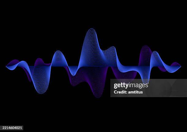 illustrazioni stock, clip art, cartoni animati e icone di tendenza di forma delle onde - frequenza