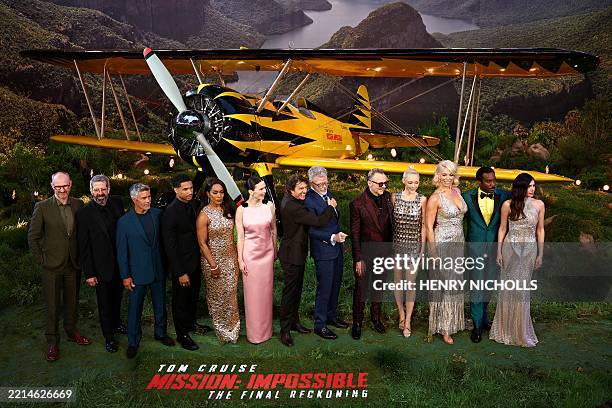 British actor and screenwriter Mark Gatiss, US actor Rolf Saxon, US actor Esai Morales, US actor Greg Tarzan Davis, US actress Angela Bassett,...