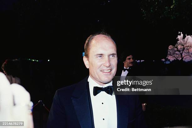 American actor Robert Duvall attending the 53rd Annual Academy Awards at the Dorothy Chandler Pavilion in Los Angeles, California, March 31st 1981.