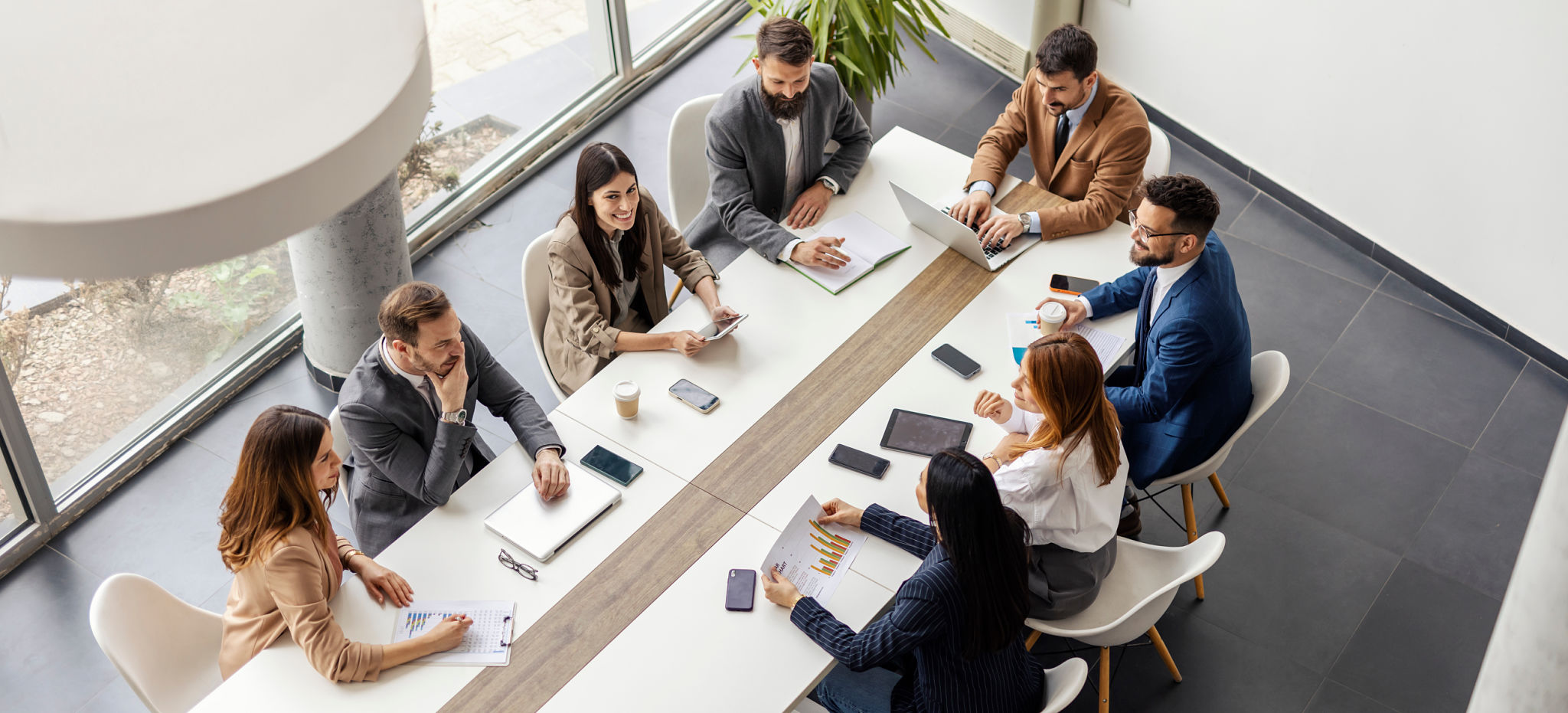 business leaders brainstorming