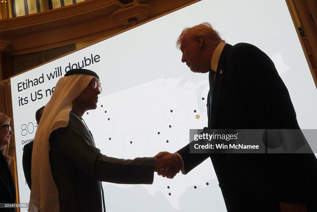 President Trump Makes First Middle East Trip Of His Second Term