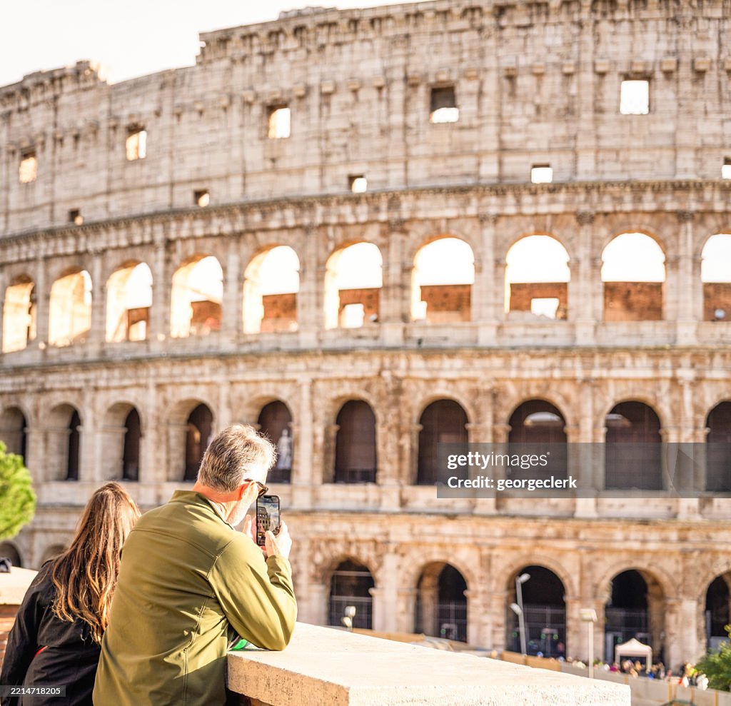 Visiting the Colosseum