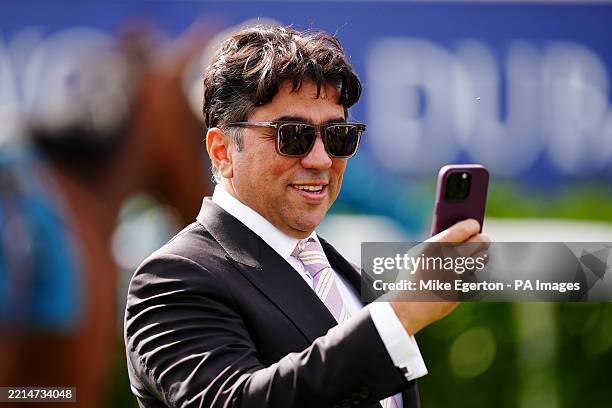 Kia Joorabchian on day two of the Dante festival at York Racecourse. Picture date: Thursday May 15, 2025.
