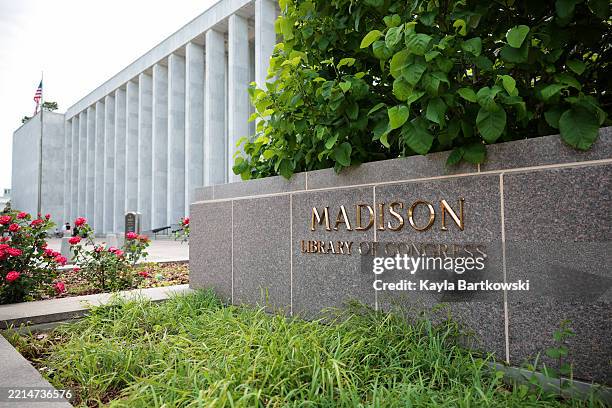 The Library of Congress is seen on May 12, 2025 in Washington, DC. On May 8th, President Donald Trump fired Carla Hayden, the head of the Library of...