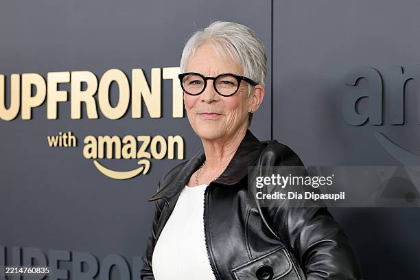 Jamie Lee Curtis attends the Amazon 2025 Upfront at Beacon Theatre on May 12, 2025 in New York City.
