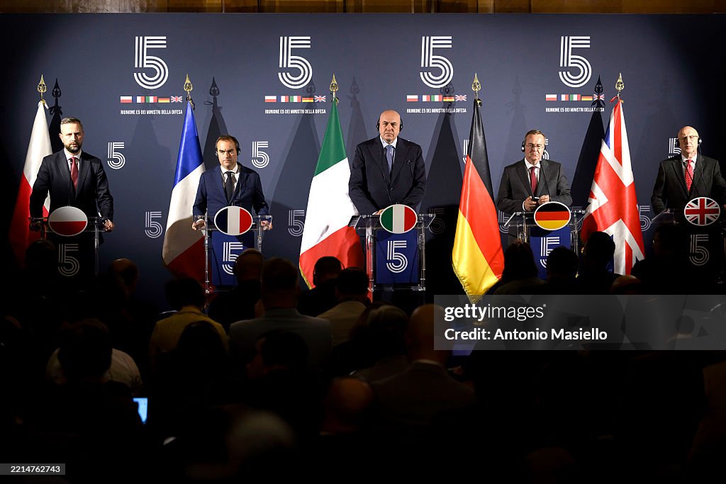 Group Of Five Defence Ministers Meet In Rome