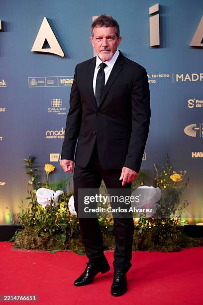 Antonio Banderas attends the Talia awards 2025 at the Teatro Centro Cultural de la Villa on May 12, 2025 in Madrid, Spain.