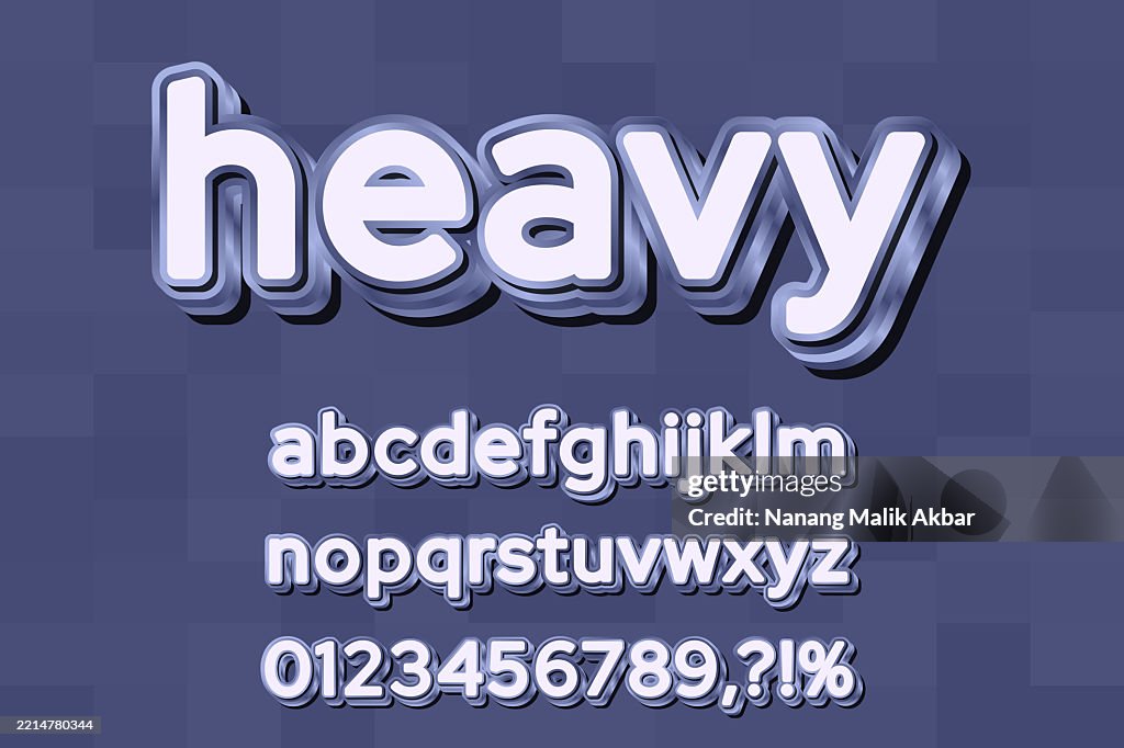 Heavy Book Text Heavy Editable Text Effect Text Can Be Changed In Graphic Styles Panel ...