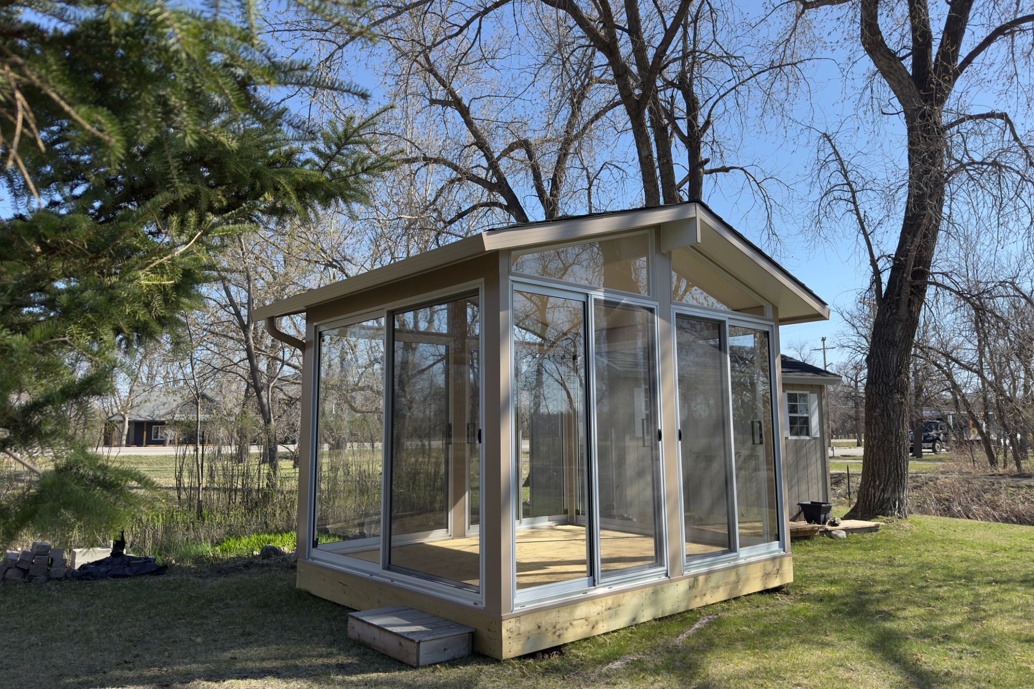 backyard sunroom