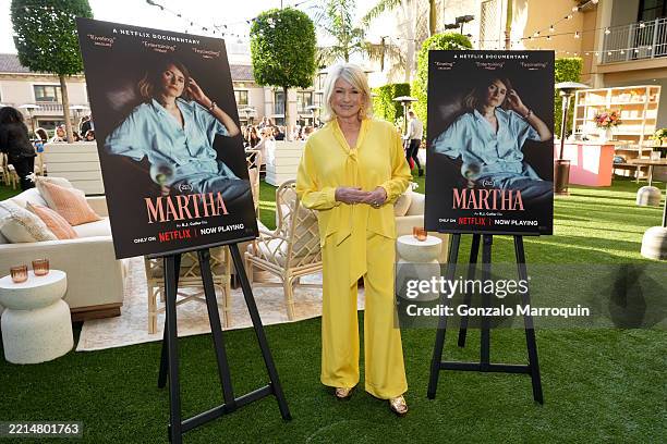 Martha Stewart attends Netflix FYSEE: Martha ATAS Official at The Maybourne Beverly Hills on May 12, 2025 in Beverly Hills, California.