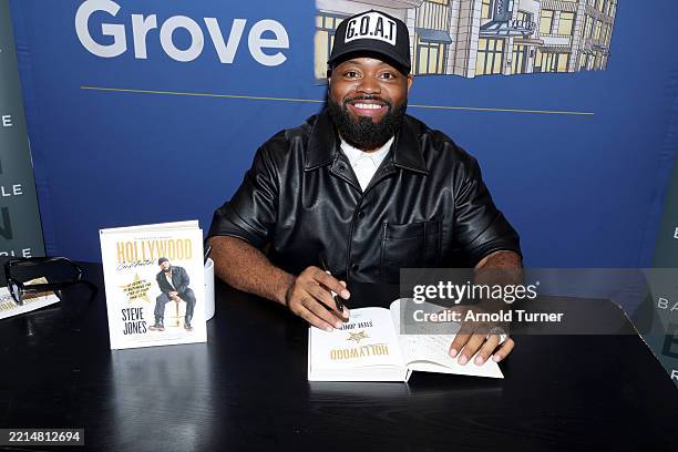 Steve Jones signs copies of his new book "Hollywood Confidential: 12 Secrets To Becoming The Star Of Your Own Life!" at Barnes & Noble The Grove on...
