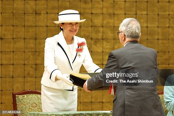 Empress Masako Attending the National Red Cross Conference on May 13, 2025 in Tokyo, Japan.