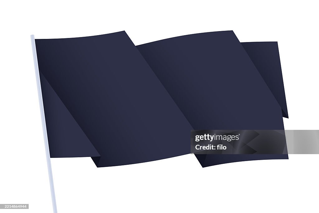 Black Waving Flag