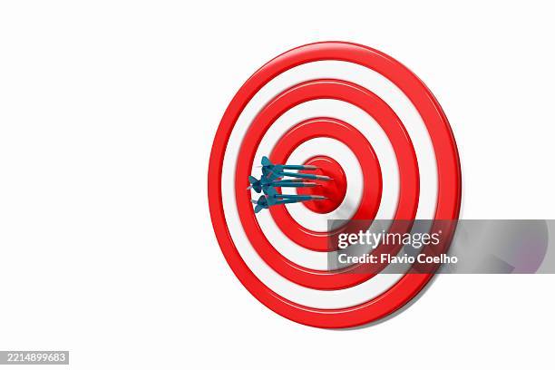 aligned success - target market stock pictures, royalty-free photos & images