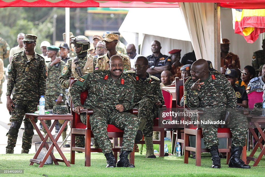 Ugandan General Kainerugaba Attends Armed Forces Drills In Kampala