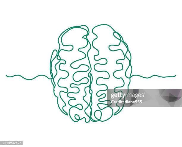 Simple One Line Brain 143 One Line Brain Stock Photos, High-Res Pictures, and Images - Getty ...