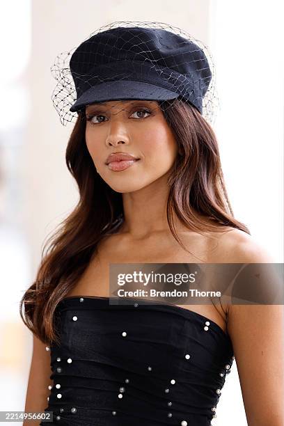 Maria Thattil attends the Aje show at Australian Fashion Week 2025 at Pier Pavilion Barangaroo on May 14, 2025 in Sydney, Australia.