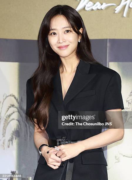 Jo Bo-ah attends Netflix series "Dear Hongrang" press conference at Ramada Seoul Sindorim Hotel in Guro-gu on May 13, 2025 in Seoul, South Korea.