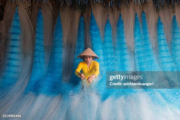 2,706 Mending Of A Fishing Net Stock Photos and High-Res Images