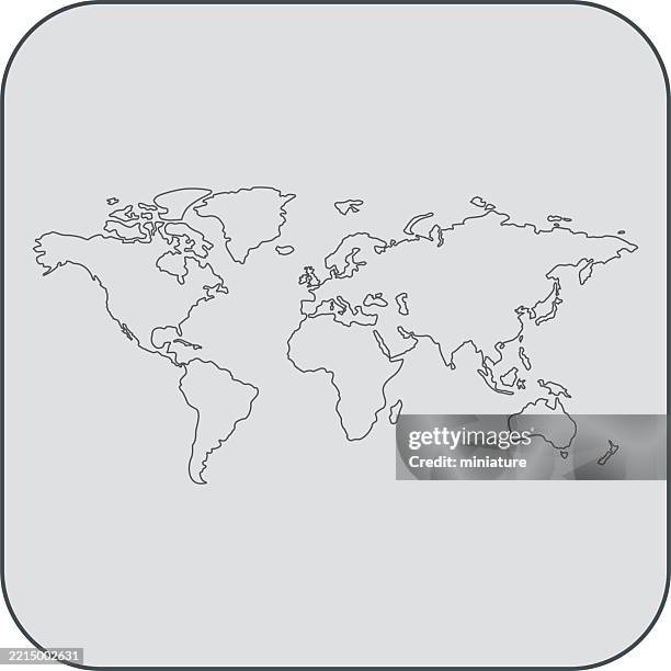 world map - uk map stock illustrations