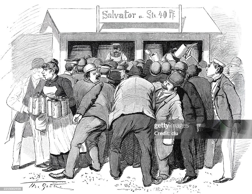 Salvator time in Munich is called the "fifth season" and offers the opportunity to enjoy Bavarian strong beer, especially the Original Salvator by Paulaner.