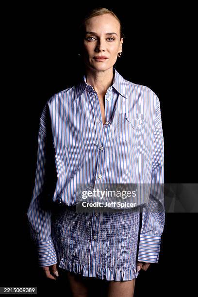 Diane Kruger during a portrait session for "Little Disasters" at The Charlotte Street Hotel on May 14, 2025 in London, England.