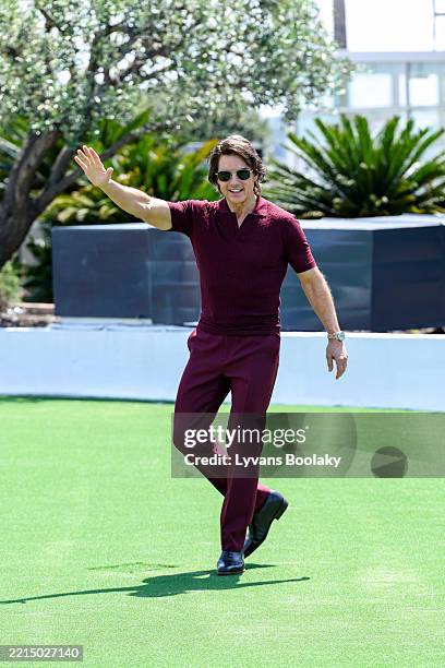 Tom Cruise during the "Mission Impossible - The Final Reckoning" photocall at the 78th annual Cannes Film Festival at on May 14, 2025 in Cannes,...