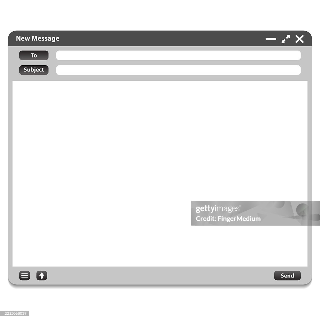 Email Interface Vector Illustration High-Res Vector Graphic - Getty Images
