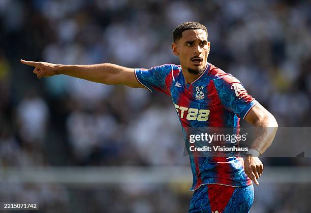 Maxence Lacroix of Crystal Palace during the Premier League match between Tottenham Hotspur FC and Crystal Palace FC at Tottenham Hotspur Stadium on...