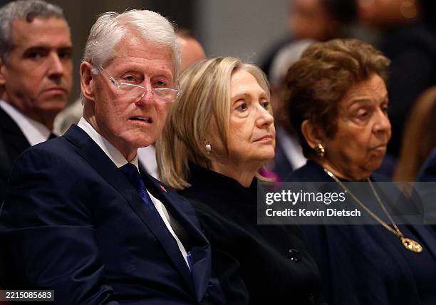 Former U.S. President Bill Clinton, former U.S. Secretary of State Hillary Clinton and former Secretary of Health and Human Services Donna Shalala...