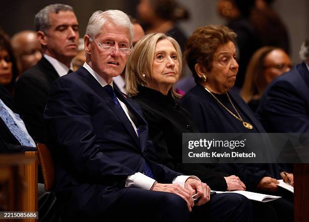 Former U.S. President Bill Clinton, former U.S. Secretary of State Hillary Clinton and former Secretary of Health and Human Services Donna Shalala...