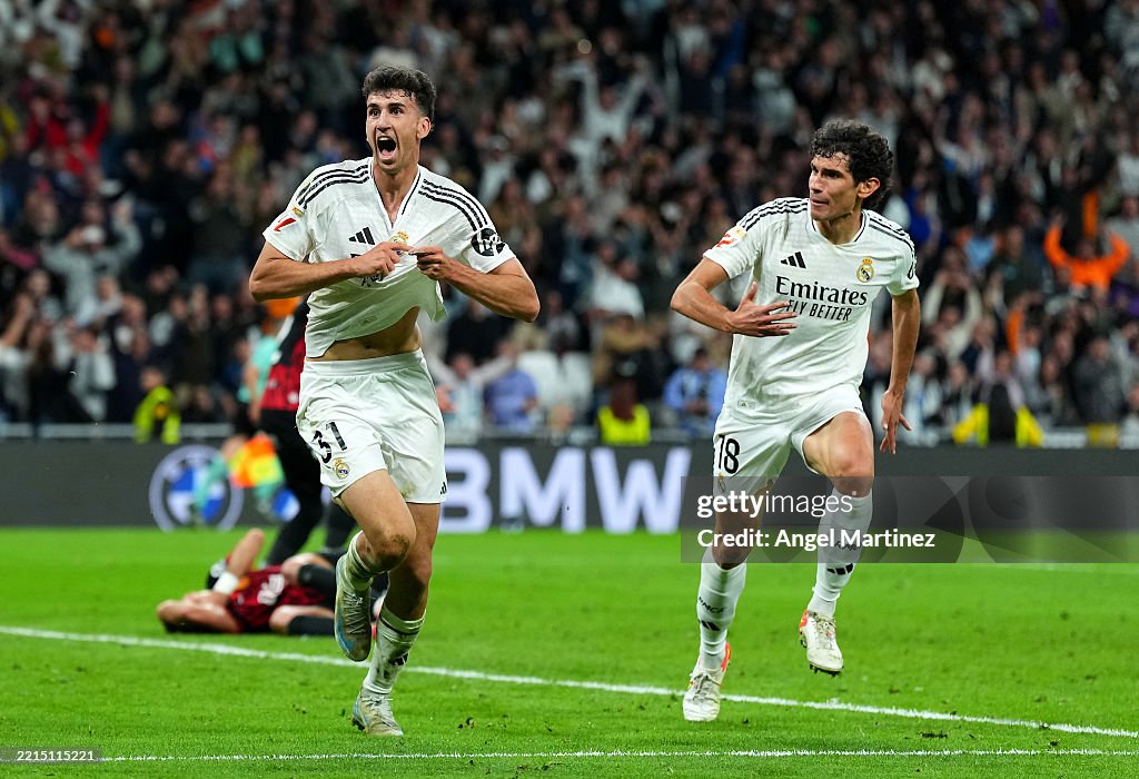 Jacob Ramon Jacobo Ramon of Real Madrid celebrates scoring his team's second goal ...