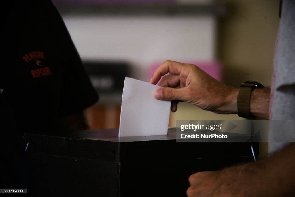 Population In Portugal Going To Vote To The National Assembly After The Government Falls