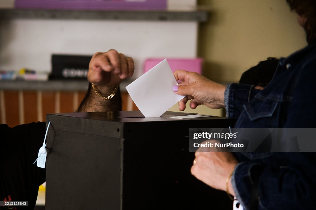Population In Portugal Going To Vote To The National Assembly After The Government Falls
