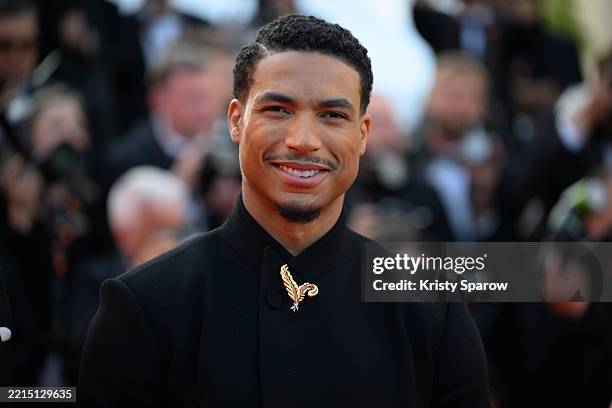 Greg Tarzan Davis attends the "Mission Impossible - The Final Reckoning" red carpet at the 78th annual Cannes Film Festival at Palais des Festivals...