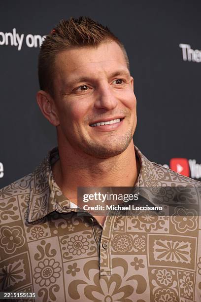 Rob Gronkowski attends YouTube Brandcast 2025 at David Geffen Hall on May 14, 2025 in New York City.