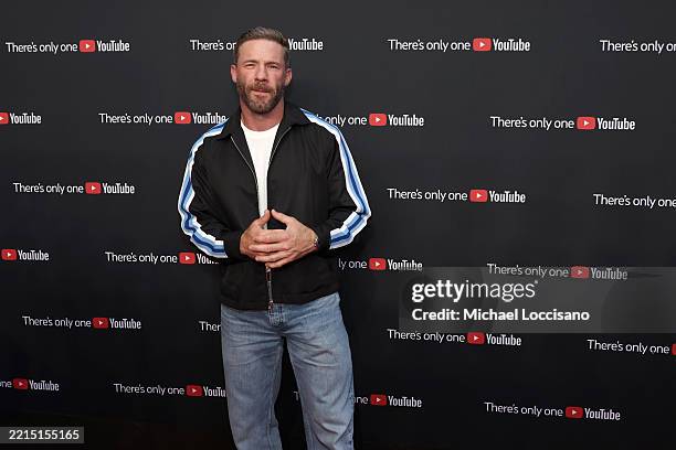 Julian Edelman attends YouTube Brandcast 2025 at David Geffen Hall on May 14, 2025 in New York City.