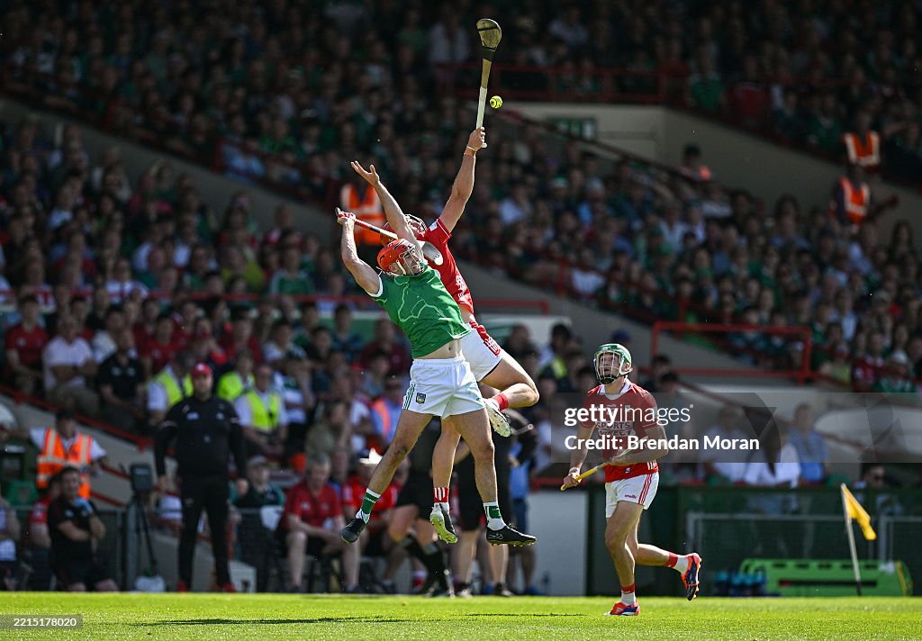 Huling Limerick Limerick , Ireland - 18 May 2025; Barry Nash of Limerick and Brian ...