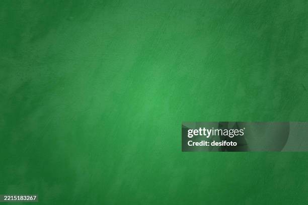 horizontale leere leere leuchtende vektor monochrom texturiert verwittert alter hintergrund, tapete in dunkelgrüner farbe mit unebener rauer rustikaler wand, abstrakte textur wie greenboard oder tafel für weihnachten, st. patrick's day poker tisch hinter - tiefe stock-grafiken, -clipart, -cartoons und -symbole