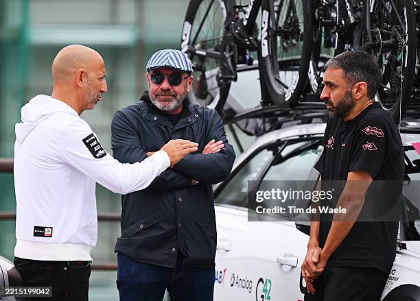 Matxin Joxean Fernandez of Spain Team manager of UAE Team Emirates prior to the 108th Giro d'Italia 2025, Stage 6 a 227km stage from Potenza to...