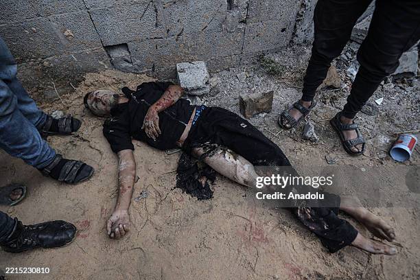Several Palestinians killed in Israeli attack on Jabalia, Gaza on May 18, 2025.